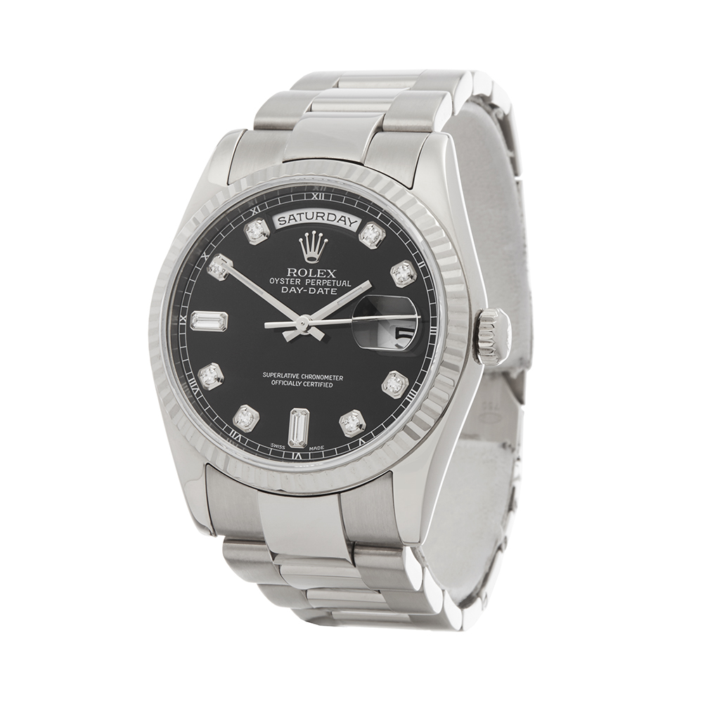 Rolex Day-Date 18K White Gold - 118239 - Image 3 of 7