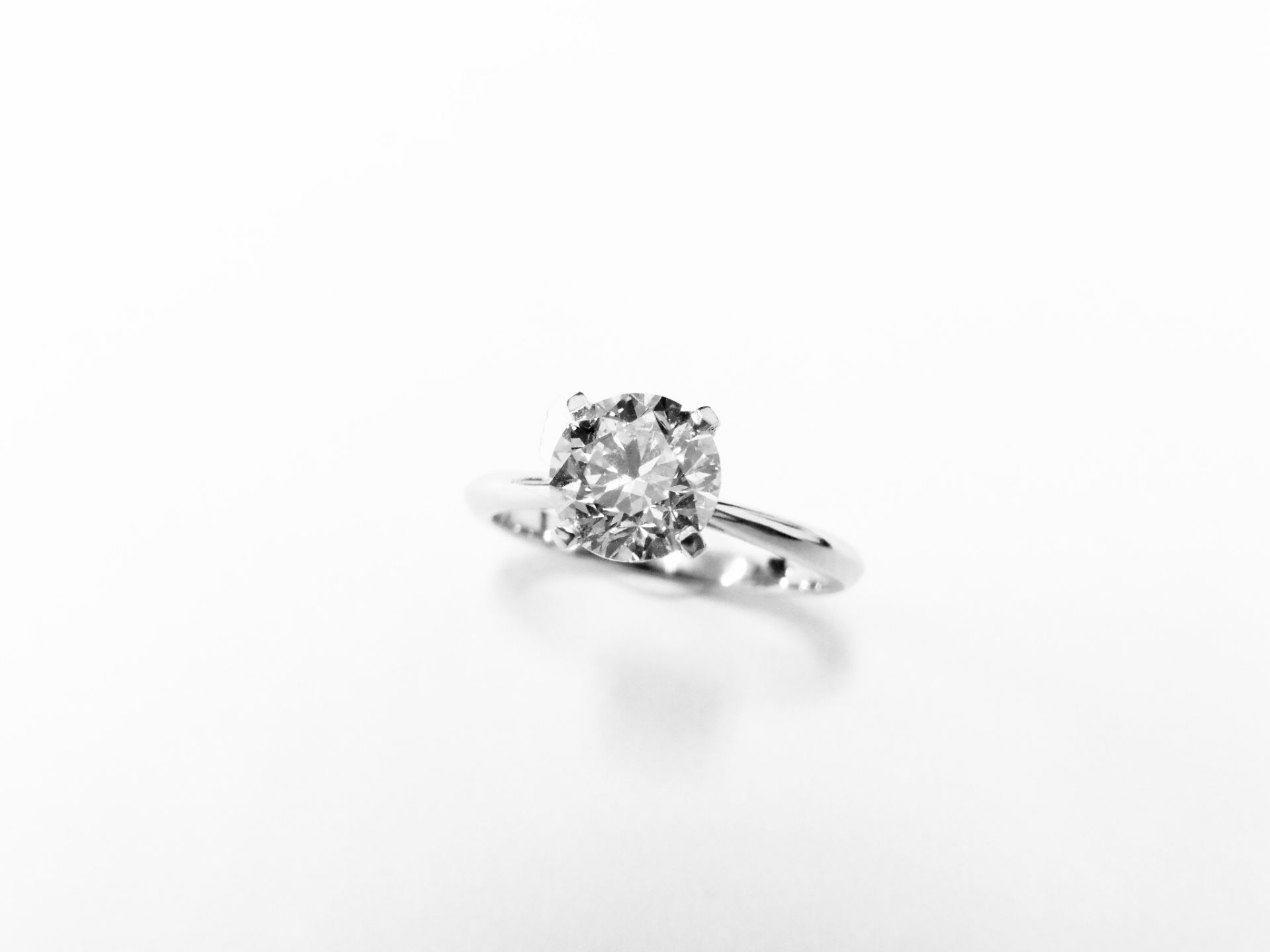 1.30ct diamond solitaire ring with a brilliant cut diamond. F colour and I1 clarity. Set in 18ct - Image 4 of 4