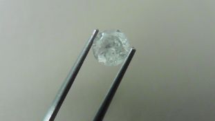1.25ct Brilliant Cut Diamond, Enhanced stone.I colour, I2 clarity.
