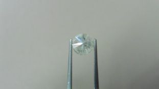 1.34ct Brilliant Cut Diamond, Enhanced stone. I colour, I2 clarity.