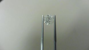 1.02ct Brilliant Cut Diamond, Enhanced stone. H colour, I2 clarity.