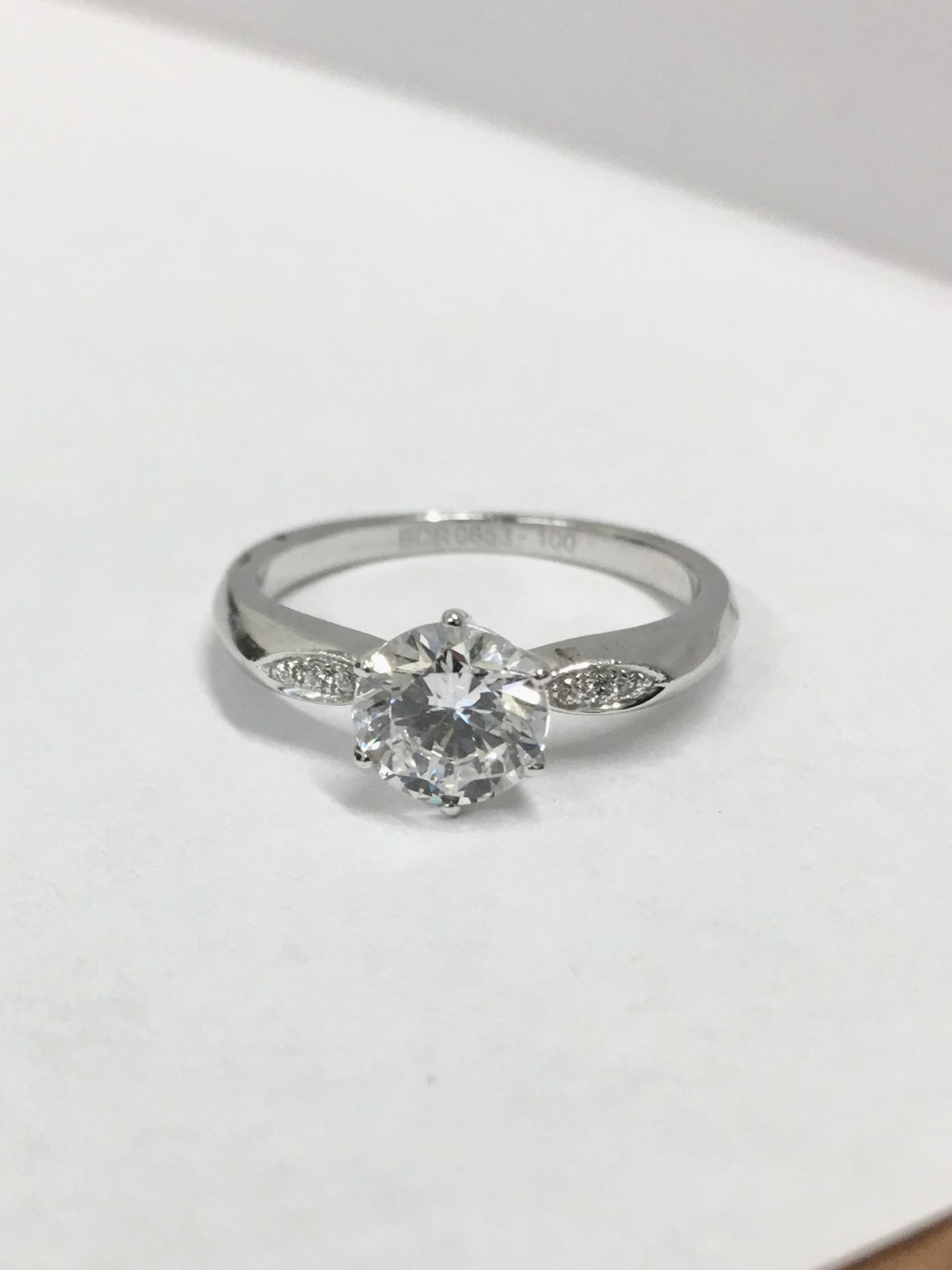 Platinum diamond solitaire ring,0.50ct brilliant cut diamond D colour vs clarity,platinum diamond