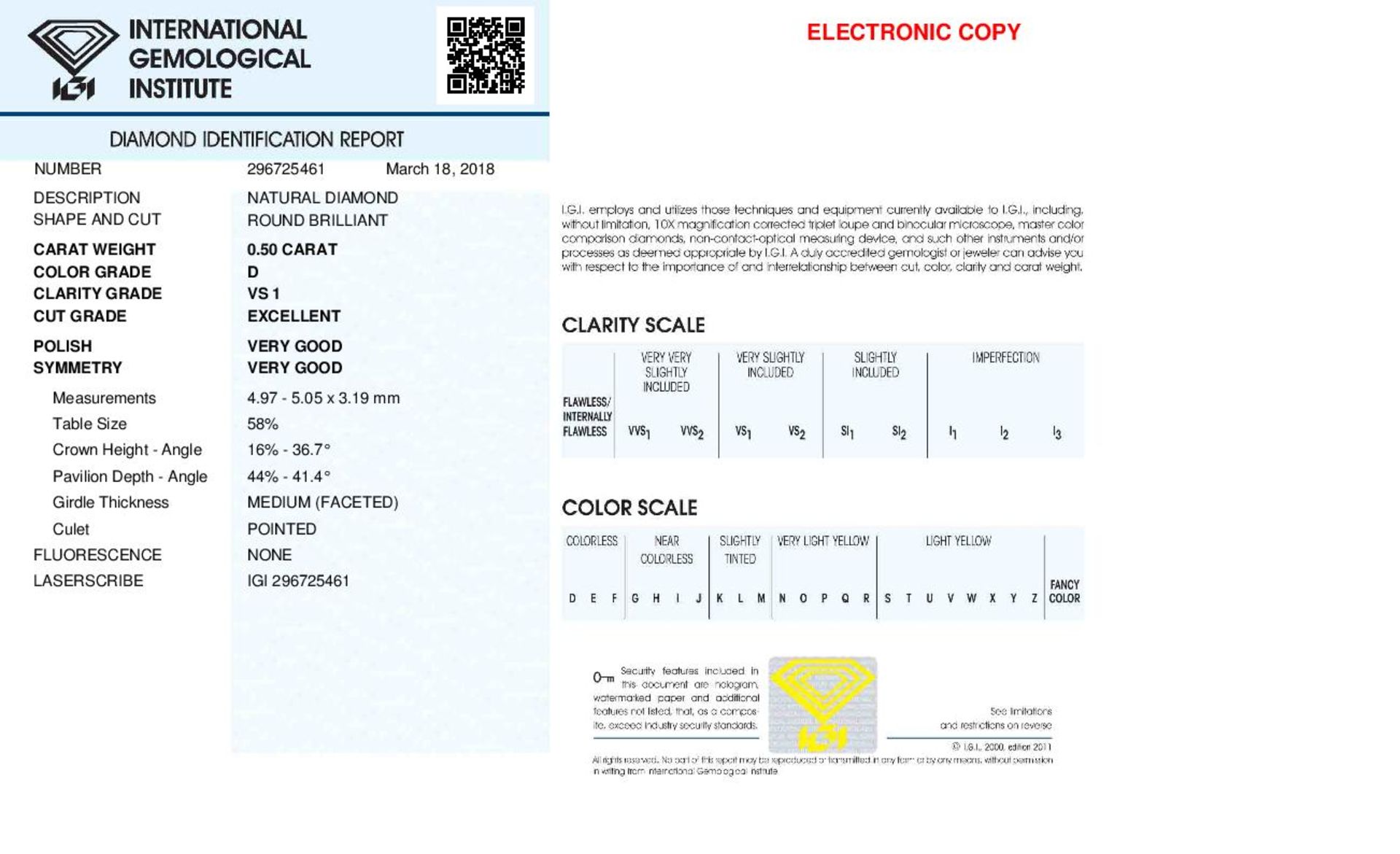 Platinum diamond solitaire ring,0.50ct brilliant cut diamond D colour vs clarity,Platinum rubover - Image 3 of 5