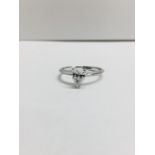 Platinum Pearshape 1ct diamond solitaire ring,1ct Pearshape diamond,H colour si2 clarity