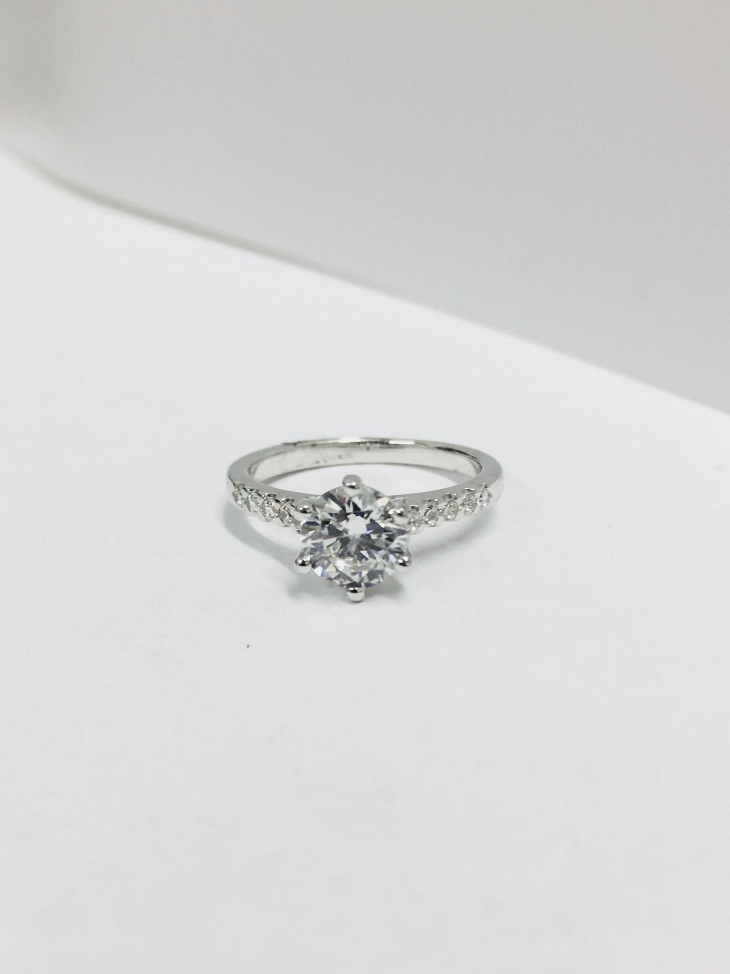 Platinum diamond solitaire ring,0.50ct brilliant cut diamond vs clarity D colour,platinum diamond