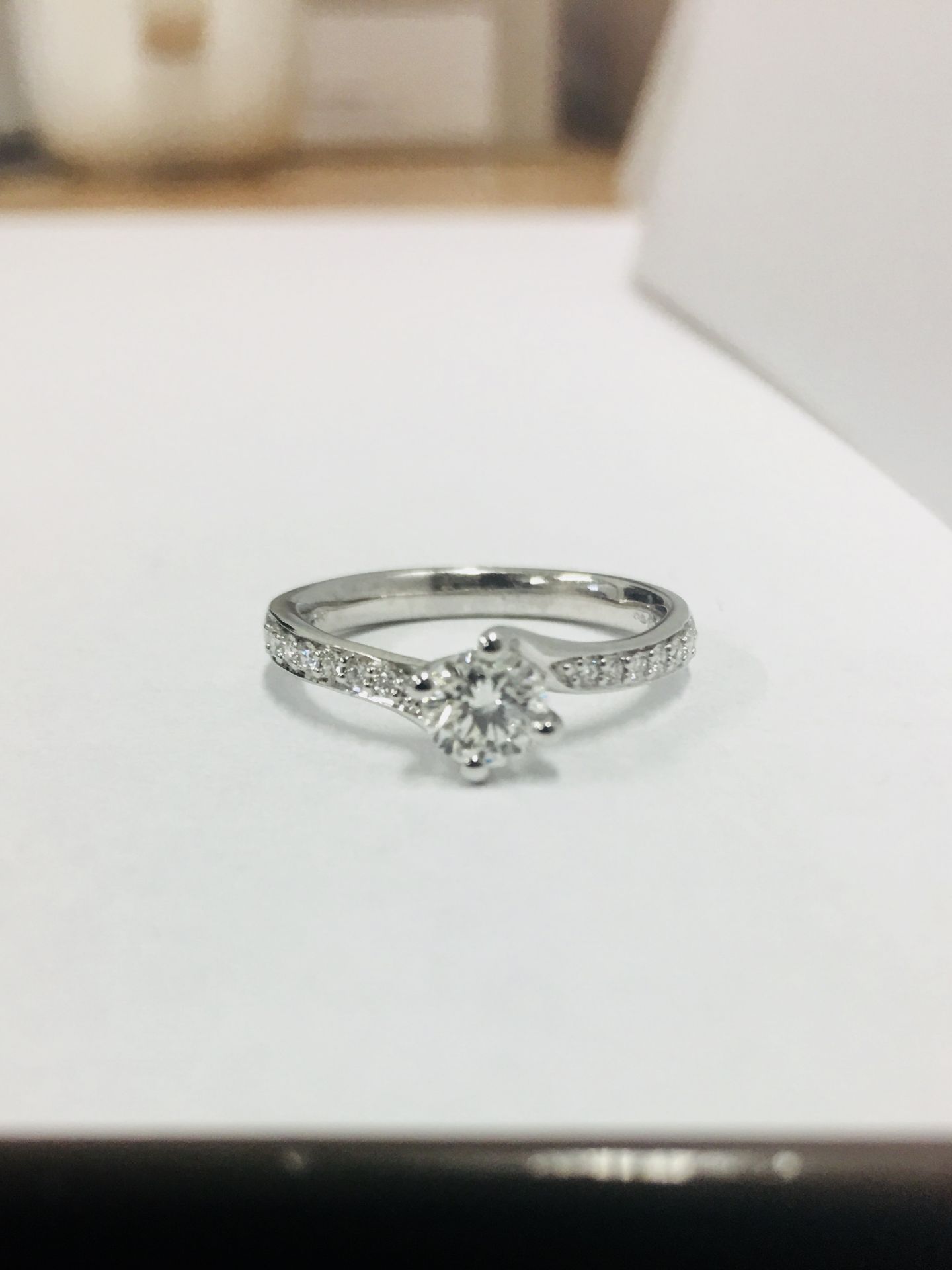 platinum damond solitaire ring,0.50ct brilliant cut diamond D colour vs clarity,3.83gms platinum