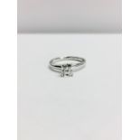 1c t cushion cut diamond solitaires ring,1ct cushion cut H colour vs 1 clarity,platinum setting