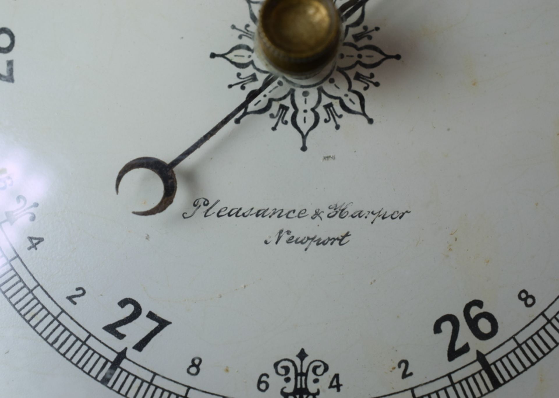 Ship's Style Barometer By Pleasanse And Harper, Newport - Image 3 of 4