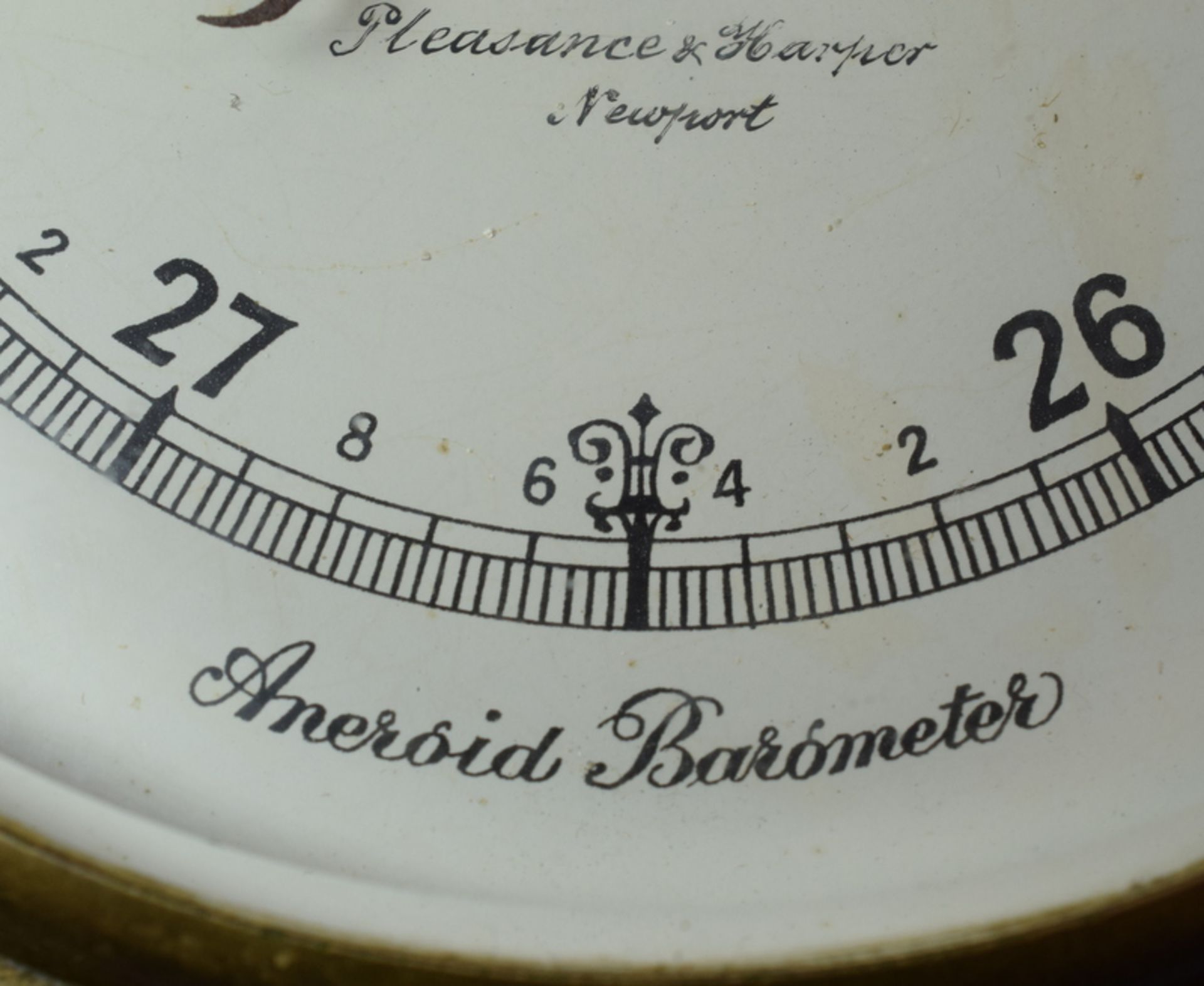 Ship's Style Barometer By Pleasanse And Harper, Newport - Image 2 of 4