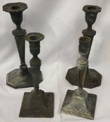 Antique Vintage 4 x Candle Sticks - No Reserve