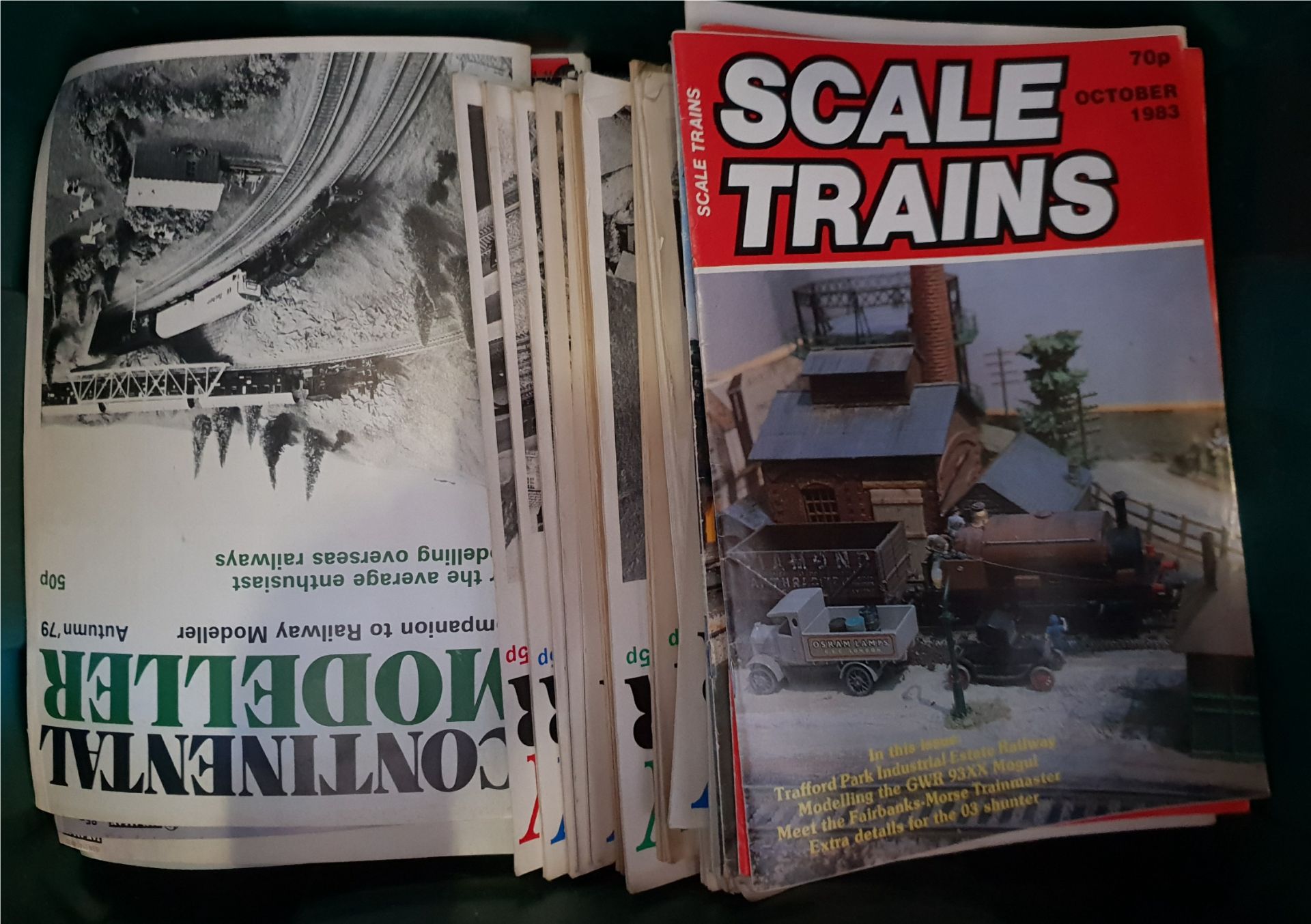 Vintage Box of Model Railway Magazines At Least 50 Magazines - No Reserve