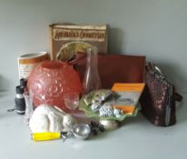 Vintage Retro Parcel Items Includes Lighting Jelly Mould Cake Stand Bags Books Etc. - No Reserve