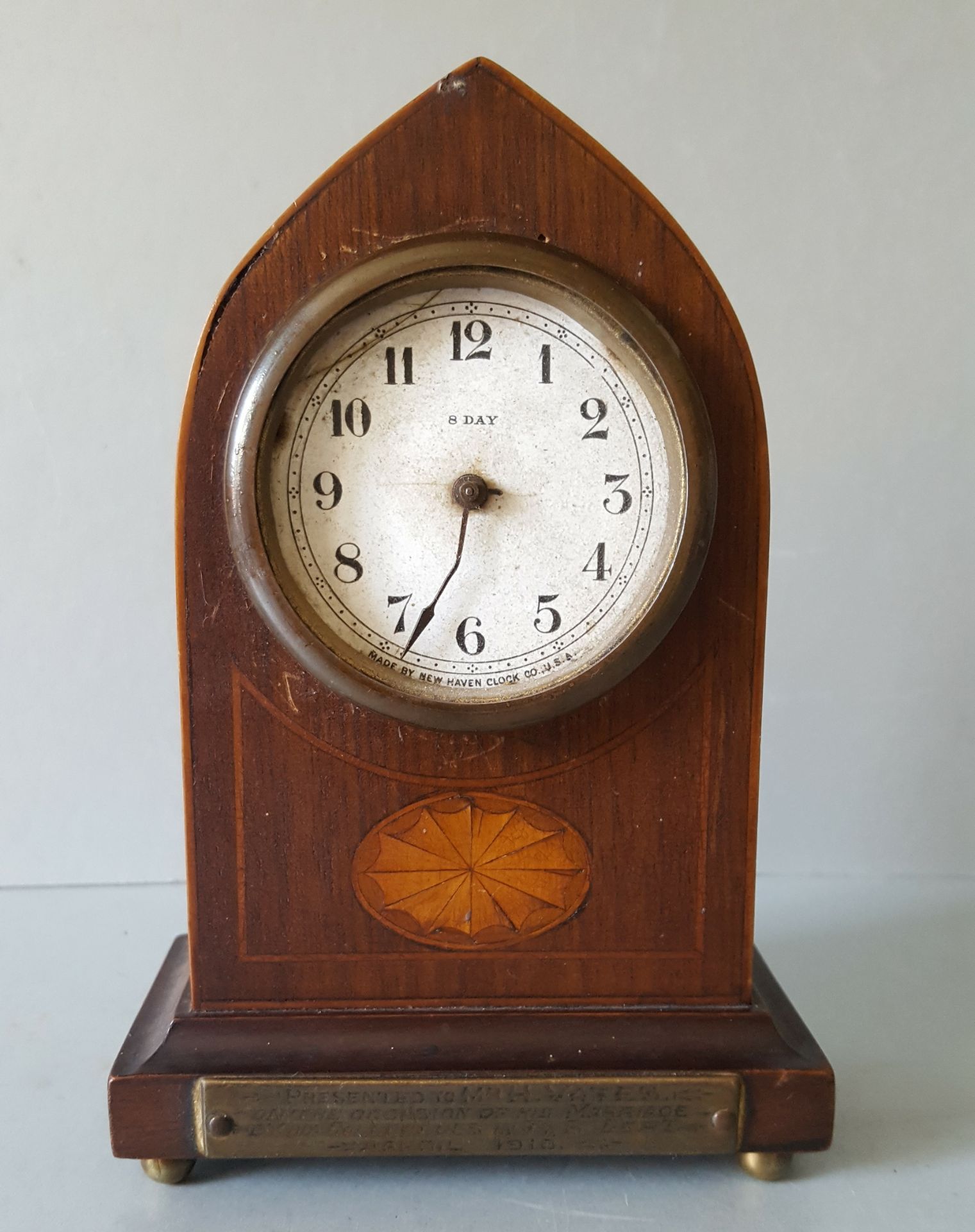 Antique 8 Day New Haven USA Clock - No Reserve