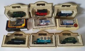 Vintage Boxed Collectable Lledo Die Cast Metal Toy Cars Days Gone With Advertising