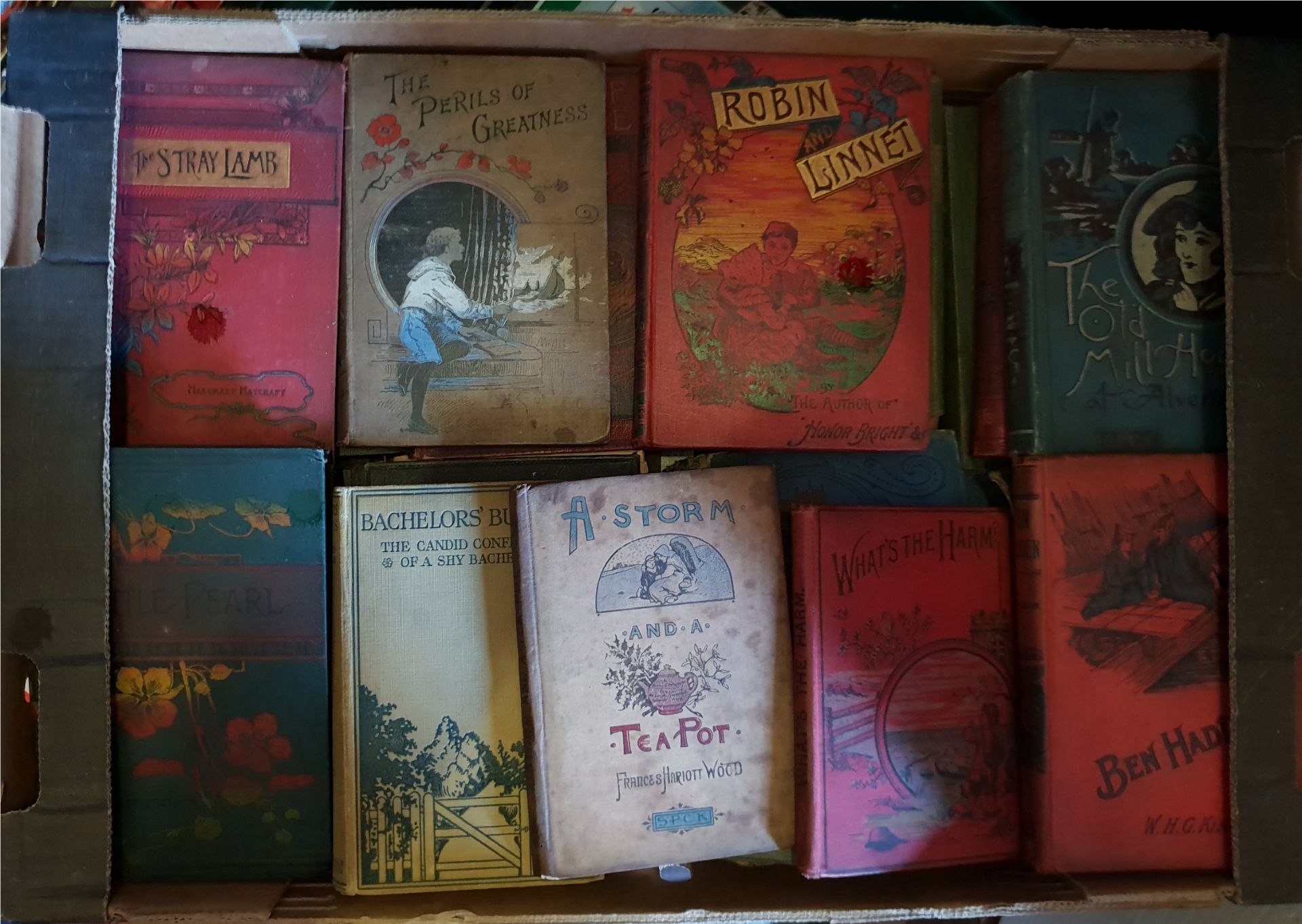 Antique Vintage Box of Assorted Books - No Reserve