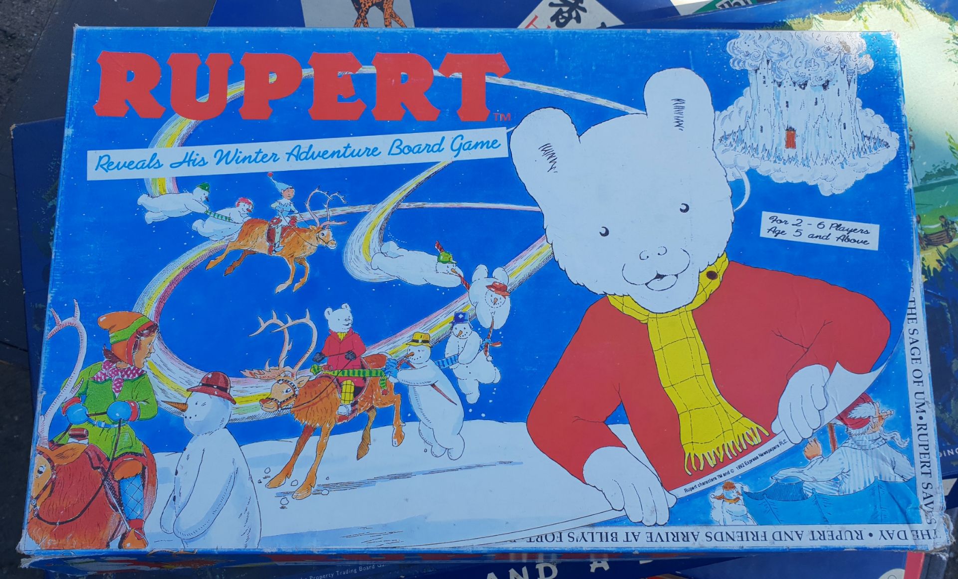 Vintage Rupert Bear Sliderama & Rupert Bear Board Game Plus 6 Other Assorted Board Games - Image 3 of 7