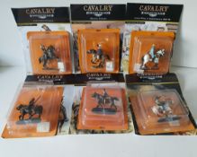 Vintage Parcel of 6 Prado Cavalary Figures Boxed With Magazines 1996 - No Reserve