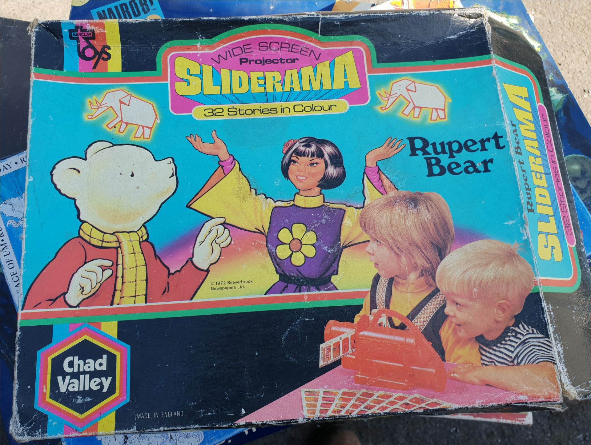 Vintage Rupert Bear Sliderama & Rupert Bear Board Game Plus 6 Other Assorted Board Games