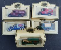 Vintage Parcel of 5 Collectable Lledo Cars Boxed - No Reserve