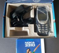 Vintage Retro Nokia 3310 Mobile Phone Boxed 2003 Includes Chargers