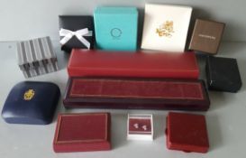 Vintage Retro 12 Assorted Jewellery Boxes - No Reserve