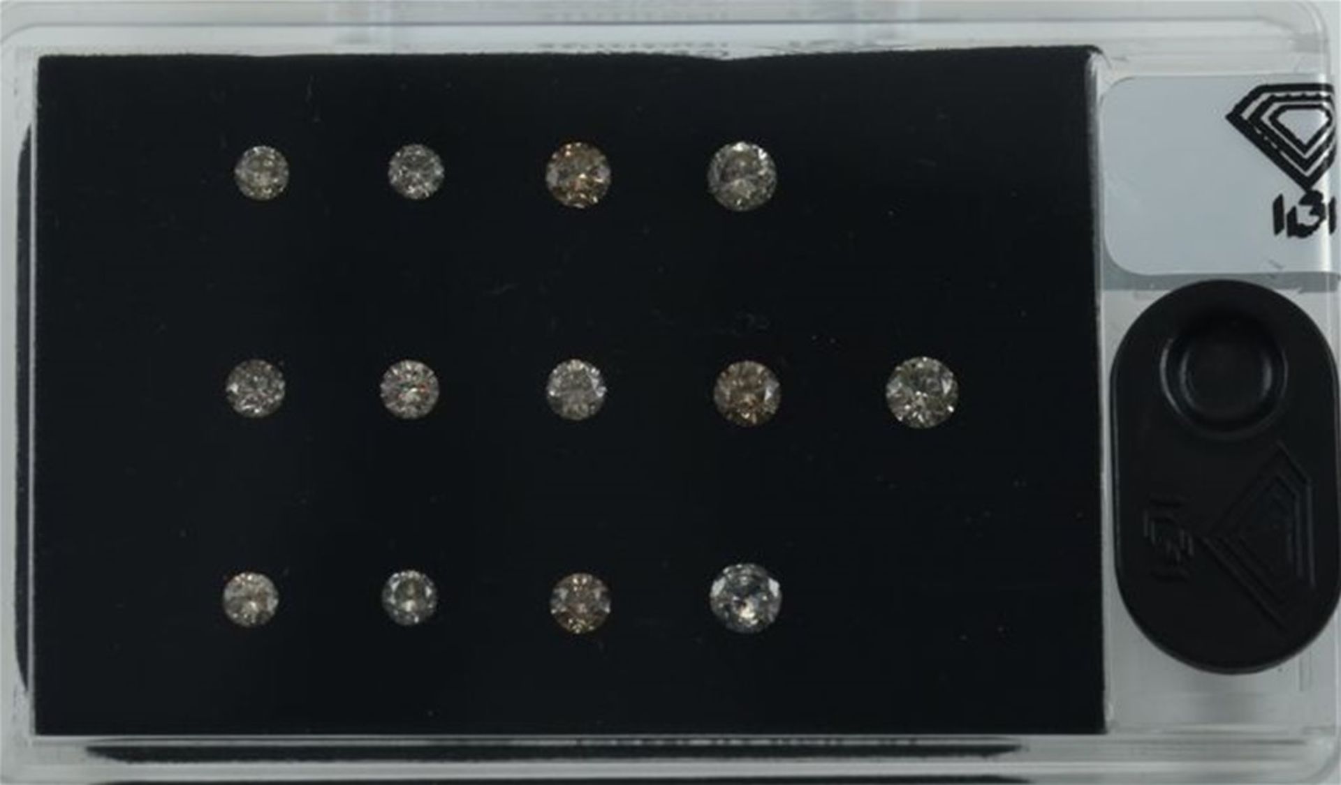 IGI Certified 1.46 ct. "Diamond D-Box" - Round Brilliant Natural Diamonds - Image 4 of 4