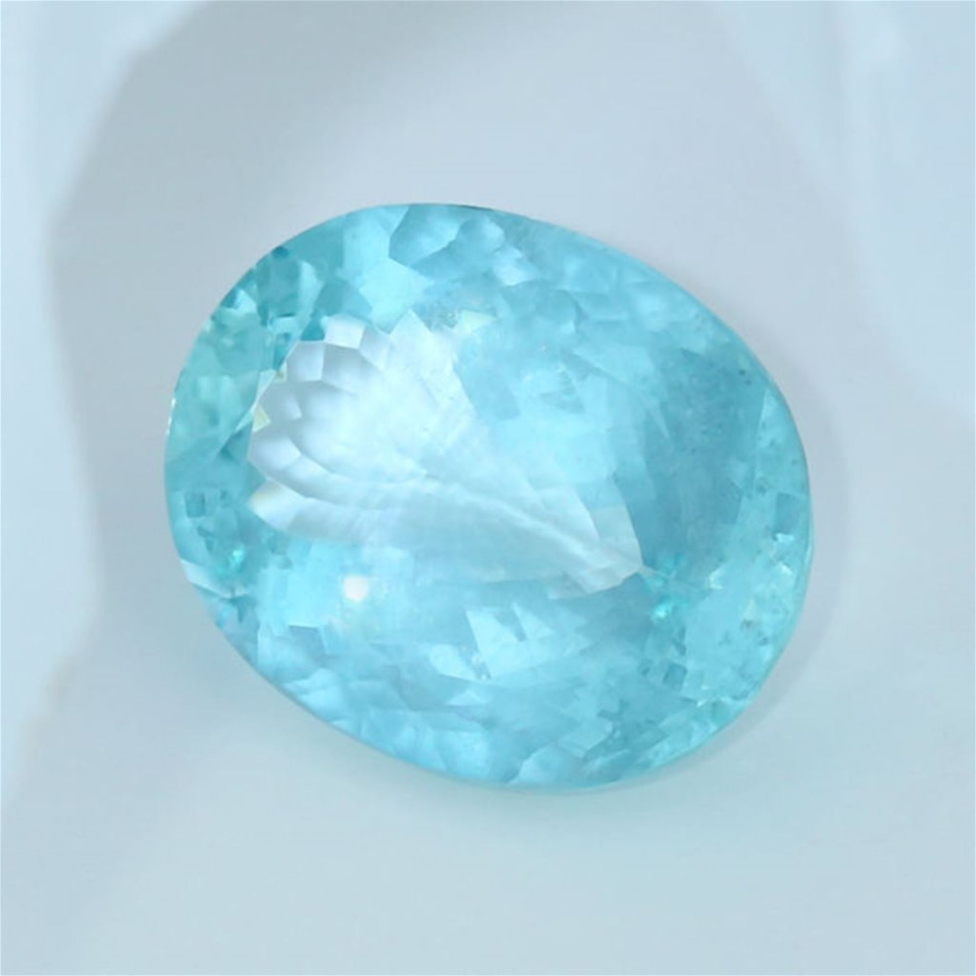 GIA Certified 47.93 ct. Greenish Blue Aquamarine - Image 3 of 4