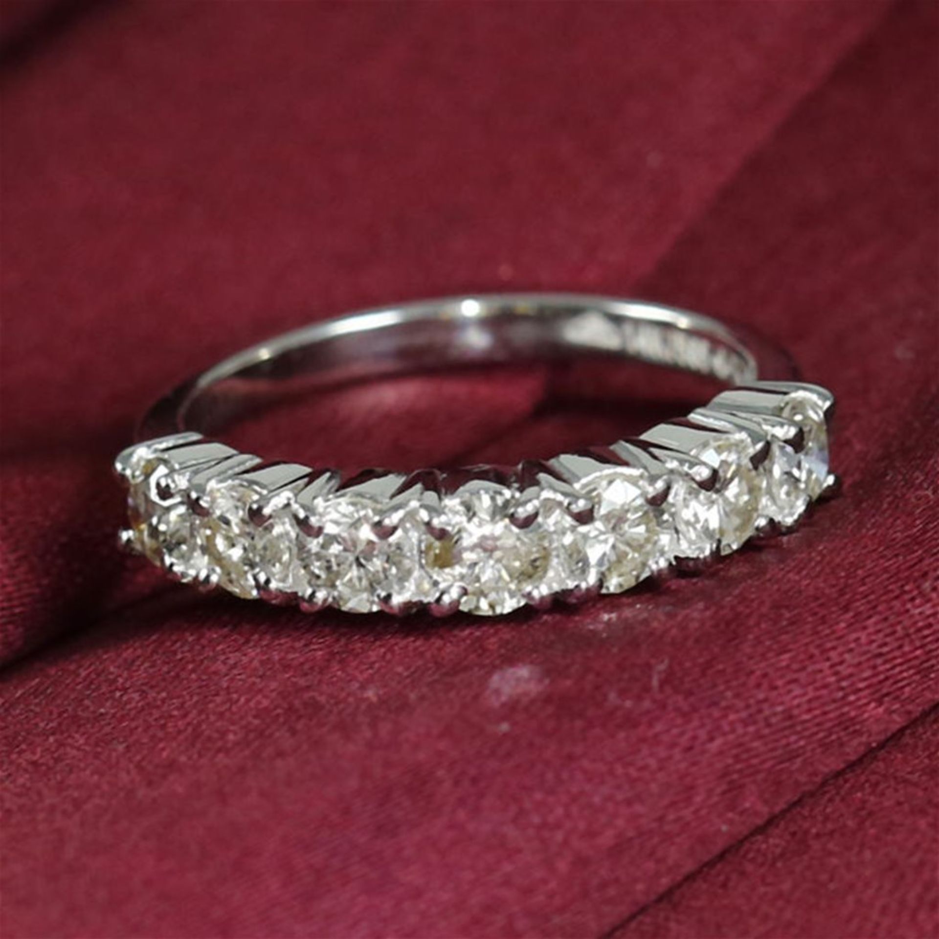 IGI Certified 14 K / 585 White Solitaire Diamond Ring - Image 3 of 6