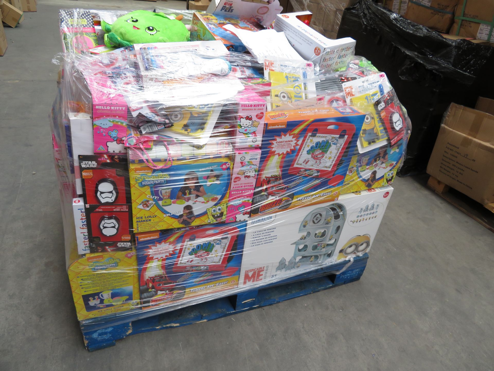 (OS27) Large Pallet To Contain 548 Items Of Various Brand New Items To Include: Dispicable Me Minion - Image 2 of 11