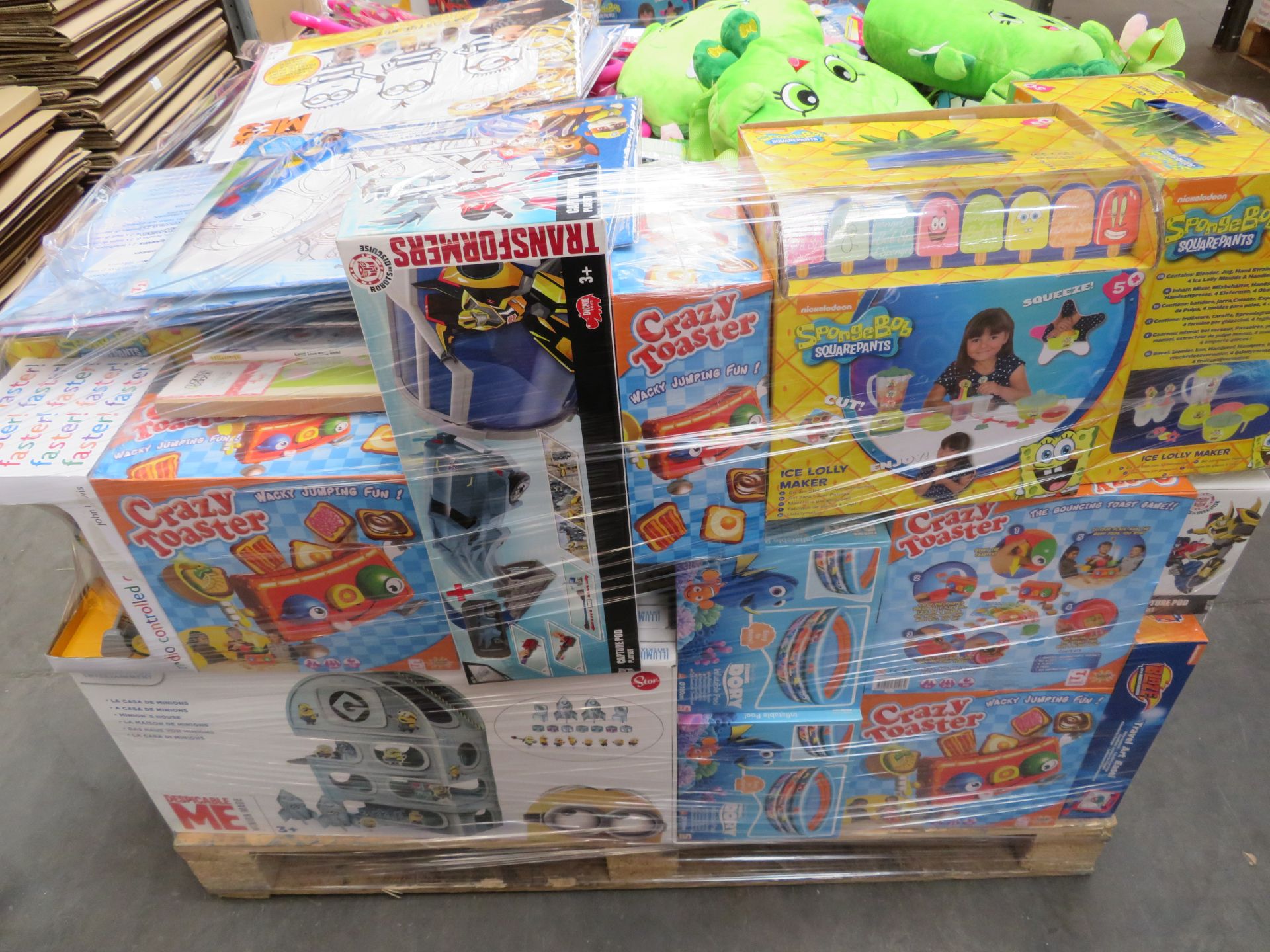 (OS35) Large Pallet To Contain 333 Items Of Various Brand New Items To Include: Shopkins Bubble Kids