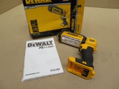 (A20) Dewalt Dcl050-Xj 18V Li-Ion Xr Led Work Light - Bare - New Condition, Slightly Tatty Box.