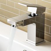 (C203) Canim Basin Mixer Tap Crafted from anti-corrosive chrome plated solid brass and includes a