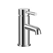 (C171) Gladstone II Curved Basin Mixer Tap Chrome plated solid brass 35 mm catridge including