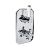 (U34) Traditional Two Way Concealed Valve Chrome plated solid brass Built in anti-scalding device