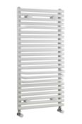 (V233) 660x445mm Premier MTY081 White Heated Towel Rail. RRP £329.99. The stunning Permier MTY081