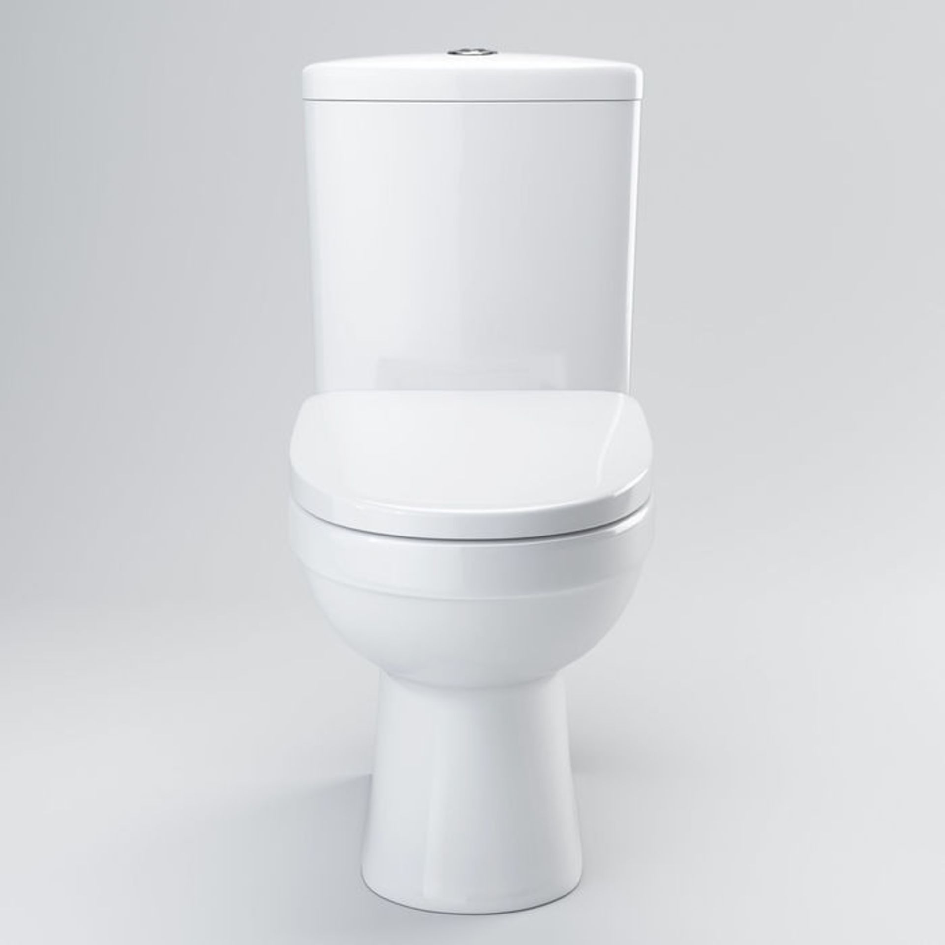 (O142) Sabrosa II Close Coupled Toilet & Cistern inc Soft Close Seat. Made from White Vitreous China - Image 4 of 4