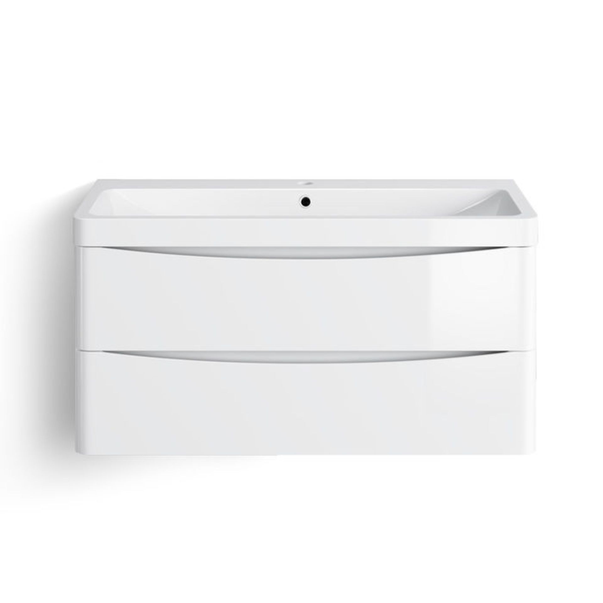 (O22) 1000mm Austin Vanity Unit. RRP £549.99. COMPLETE WITH BASIN. Countertop Vanity Unit features a - Image 5 of 5