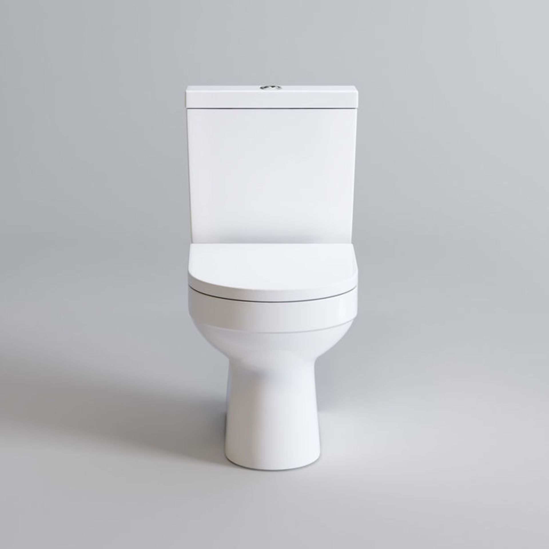 (O144) Cesar III Close Coupled Toilet & Cistern inc Soft Close Seat. Made from White Vitreous - Image 3 of 3