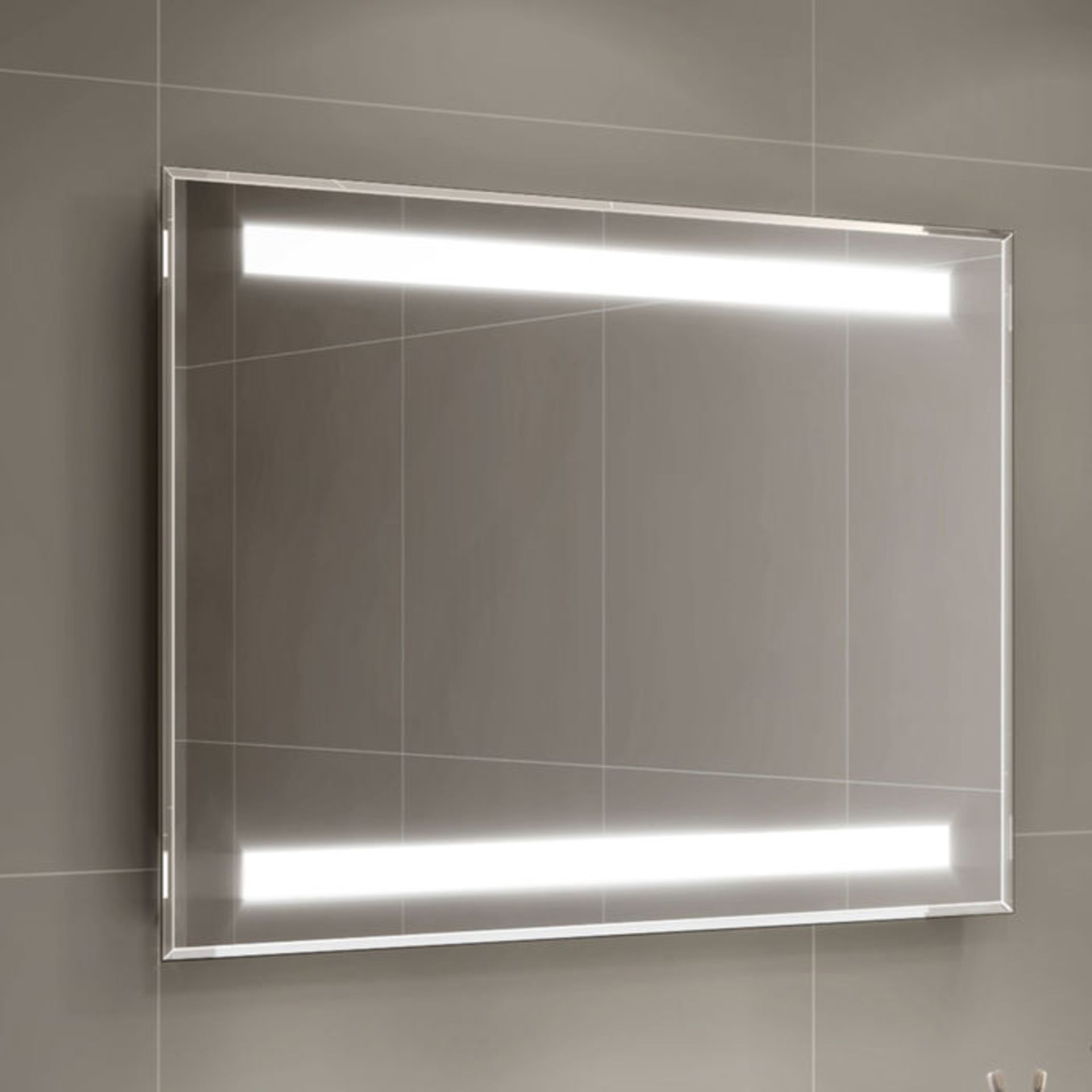 (Y204) 600x800mm Omega Illuminated LED Mirror. RRP £349.99. Flattering LED lights provide a warm - Image 3 of 8