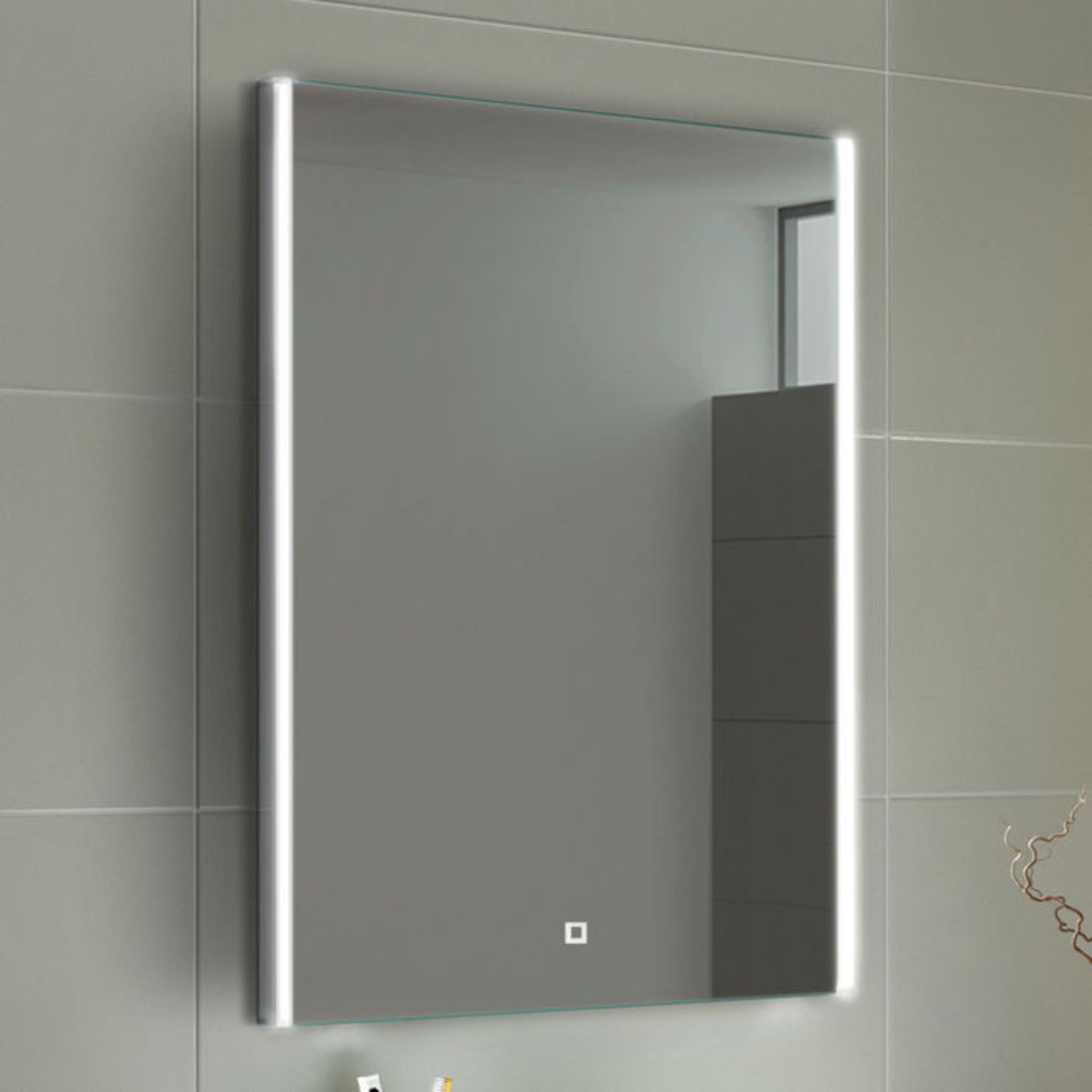 (U180) 700x500mm Denver Illuminated LED Mirror - Switch Control. RRP £349.99. Energy efficient LED