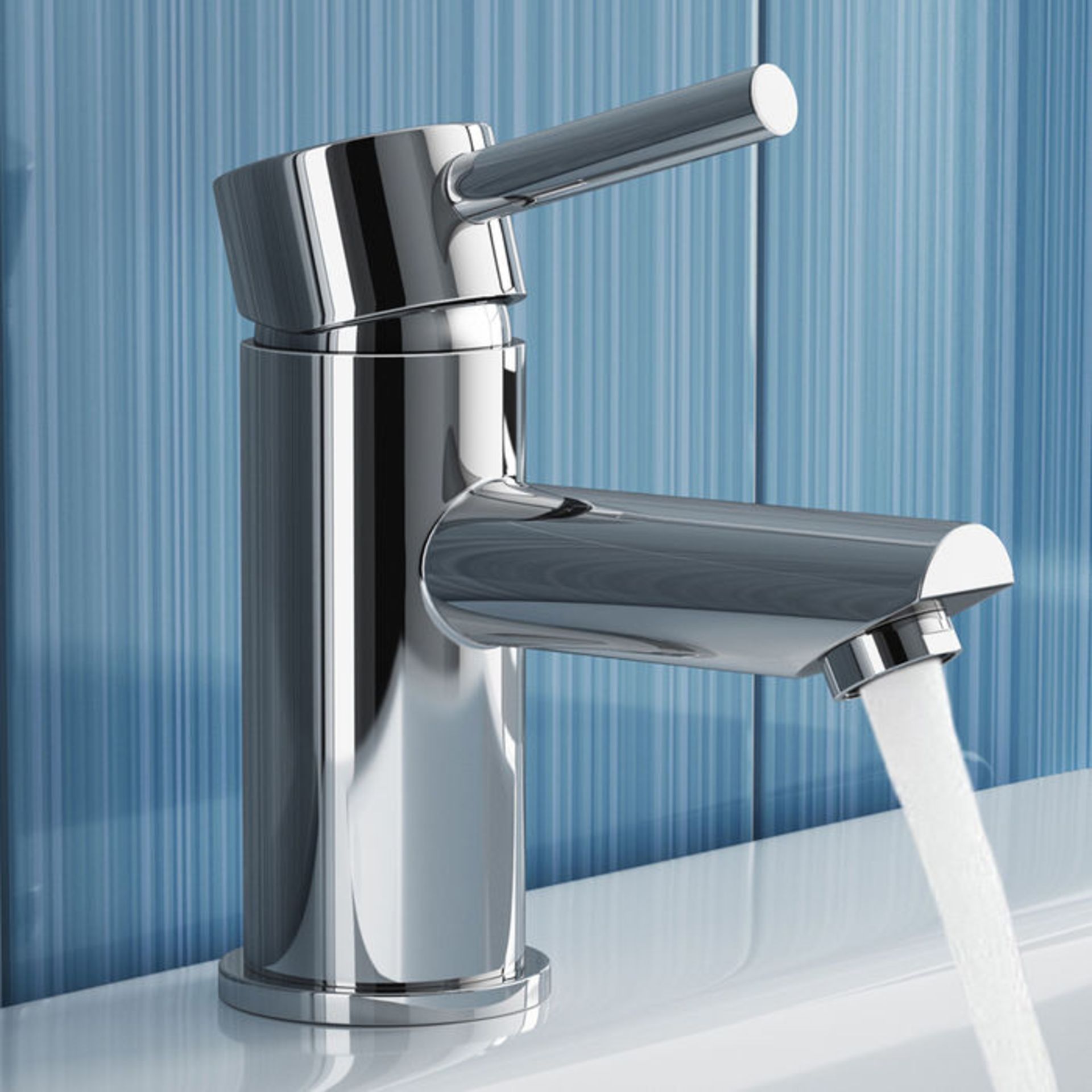 (T188) Gladstone II Basin Mixer TapChrome plated solid brass35mm mixer catridgeMinimum 0.5 bar water