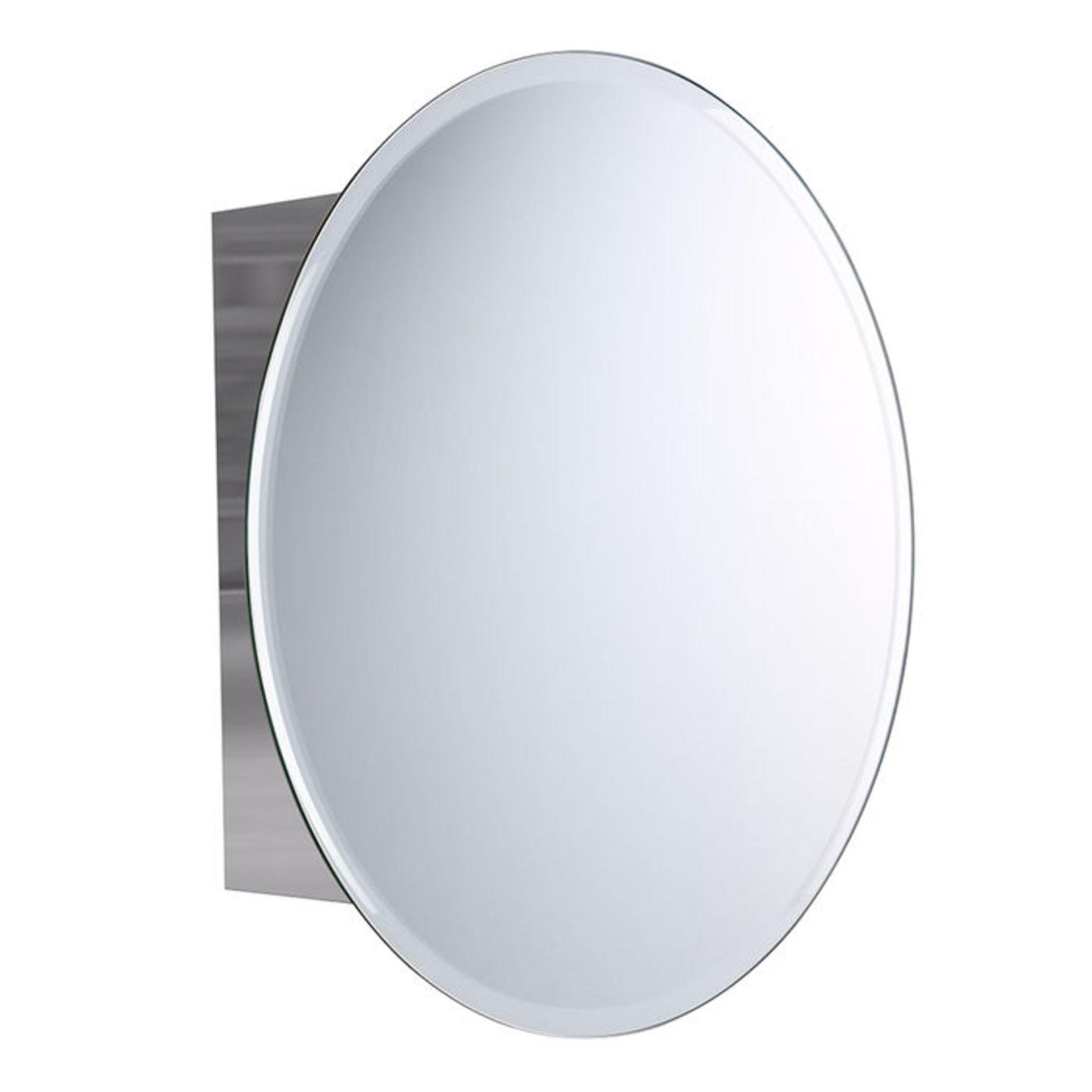 (T60)500 x 500 Round Liberty Stainless Steel Mirror Cabinet. Made from high-grade stainless - Image 3 of 3