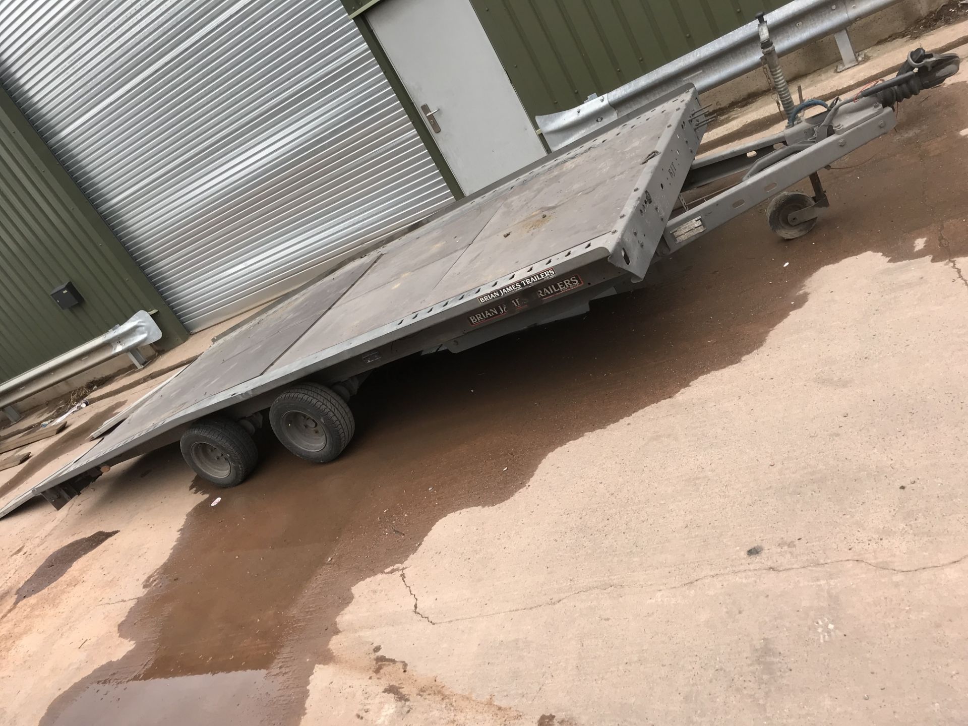 Brian James 3000kg (3Ton) Plant / recovery Beaver Tail Trailer with ramps - Image 3 of 5