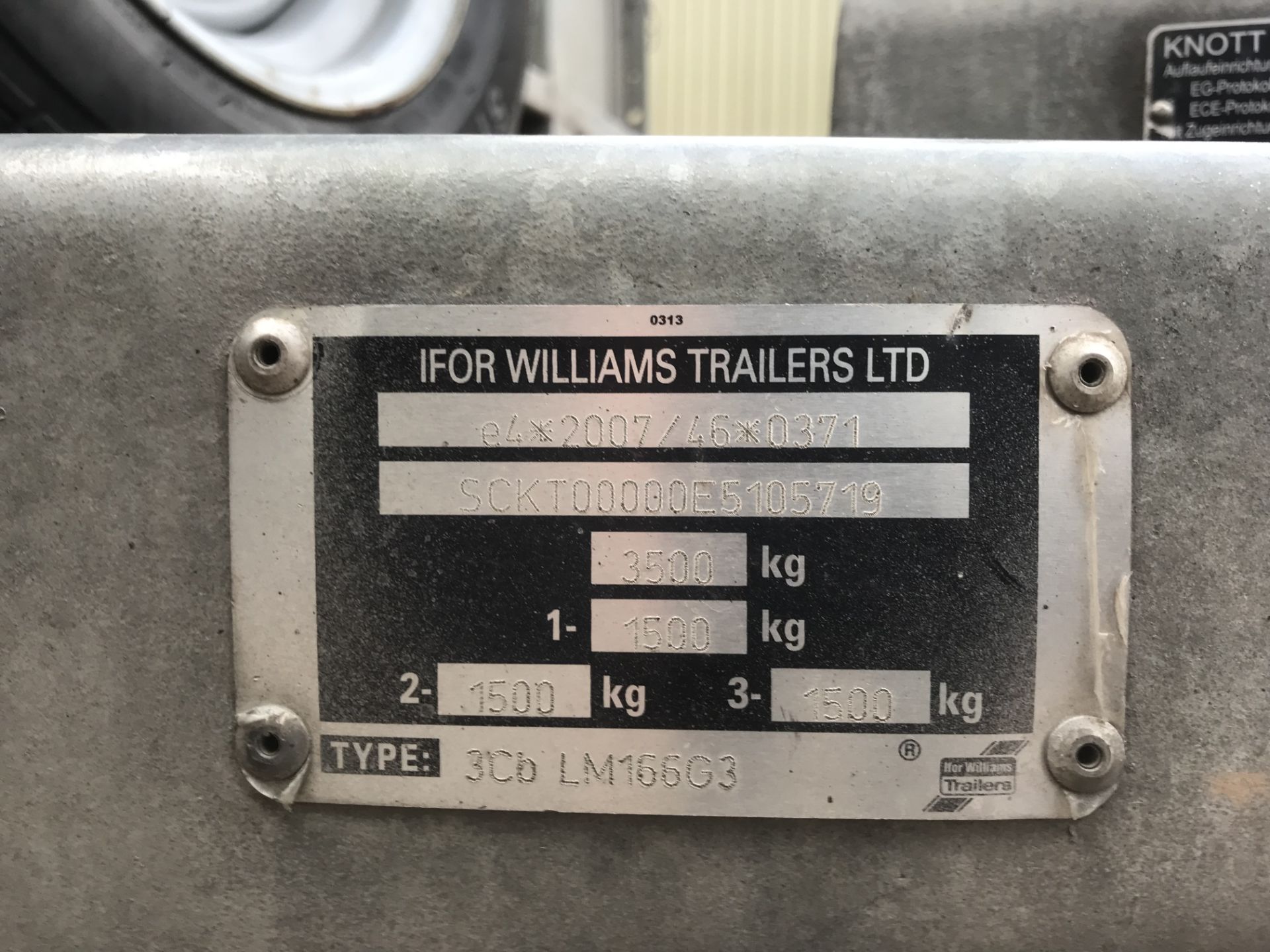 2012 Iforwilliams 3 Axal 3000kg (3Ton) - Image 7 of 7