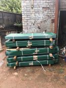 Large quantity of fencing, posts and rails