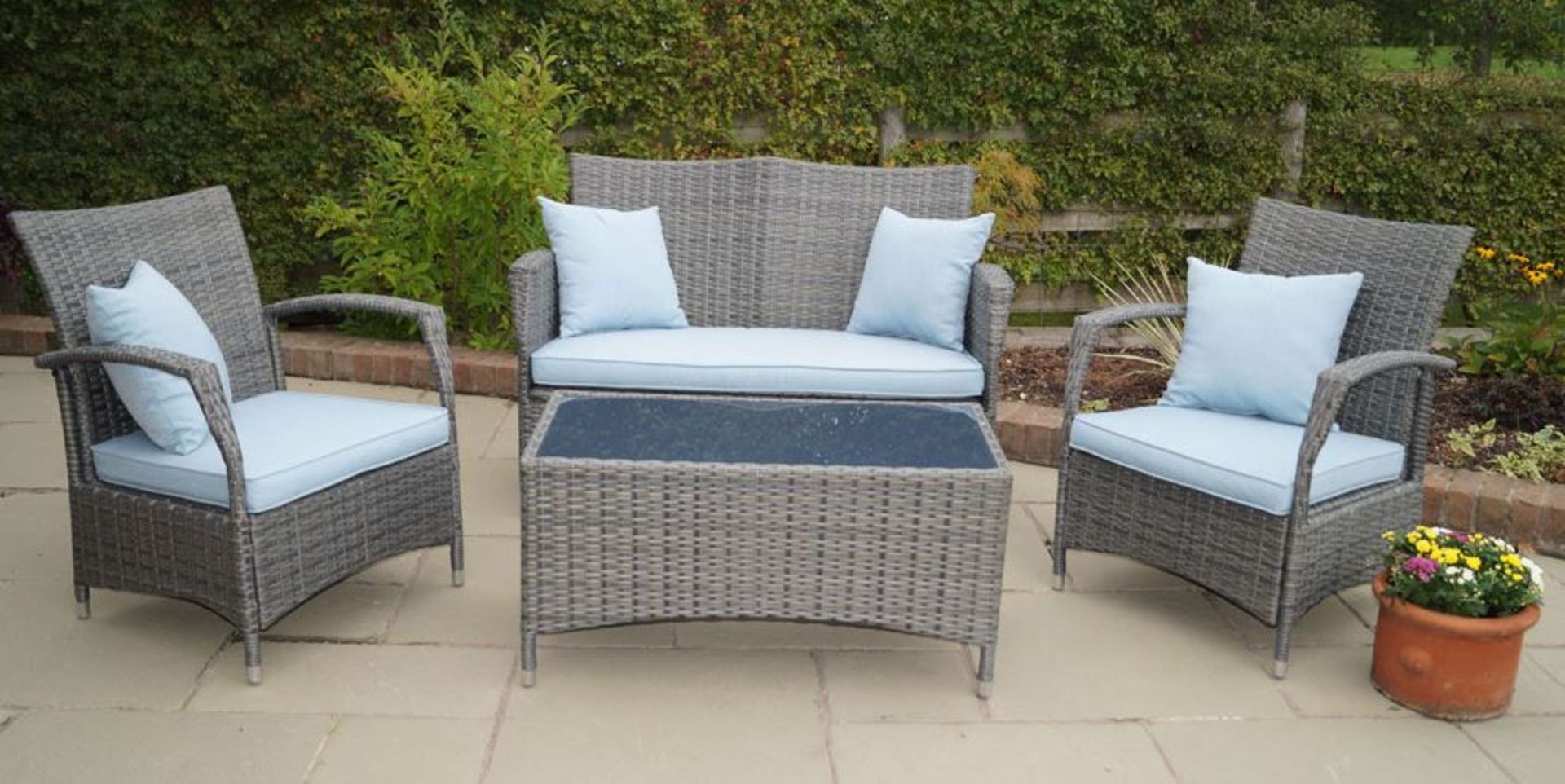 Ashbourne 4 Piece Lounge Set