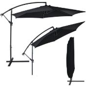 Black Banana Parasol 3m Wide