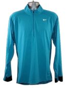 Brand New Men's Nike Dri-fit Half-Zip XL Long Sleeve Mens Running Top in Green RRP £40