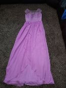 Customer Returns Purple Wedding/Evening Dress RRP £300