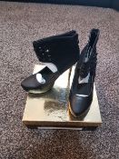 Brand New Boxed Jennika Black Boots Size 37 RRP £30